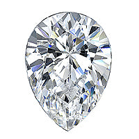 0.55 Carat Pear Lab Grown Diamond